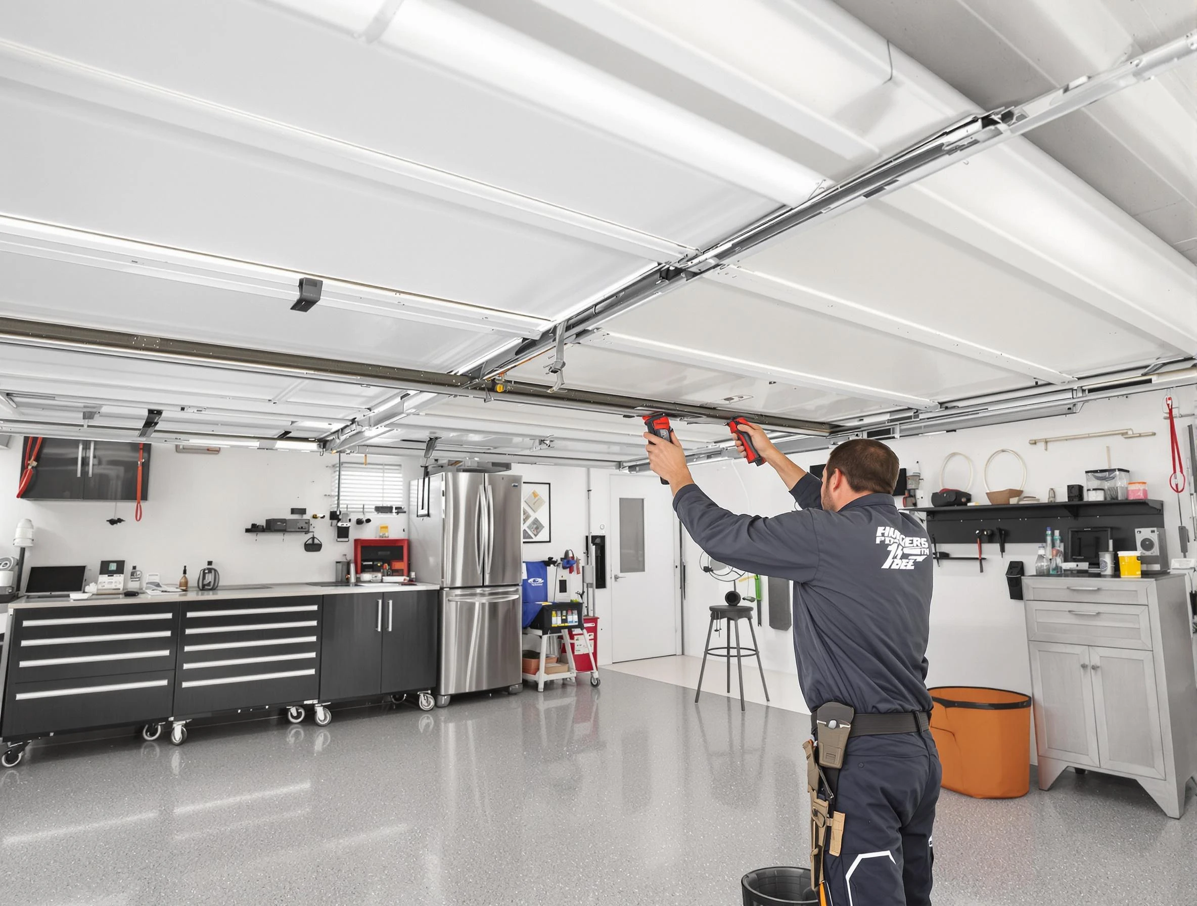 Overhead garage door repair service by Candler-McAfee Garage Door Repair in Candler-McAfee